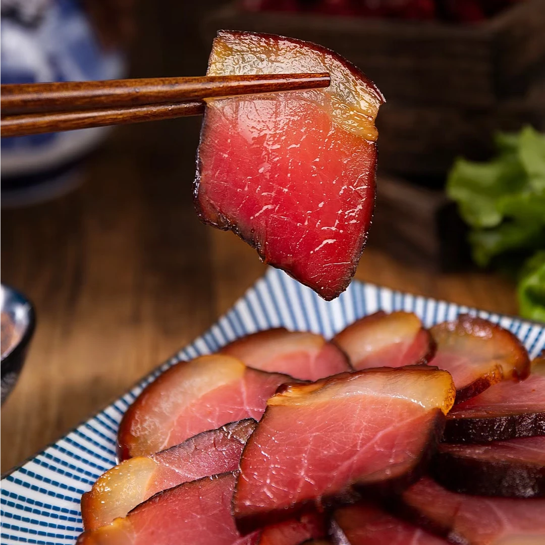 【莲妹妹】荣昌腊肉 农家土猪 手工柏枝烟熏 三分肥七分瘦 唇齿留香