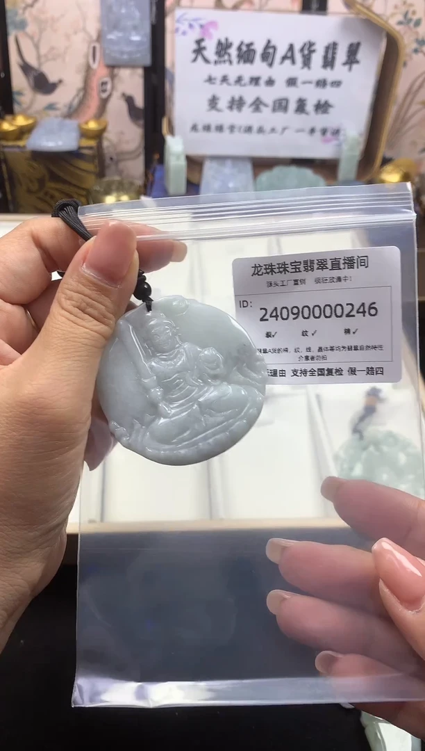 【闪购商品】翡翠吊坠(赠链)未镶嵌24090000246