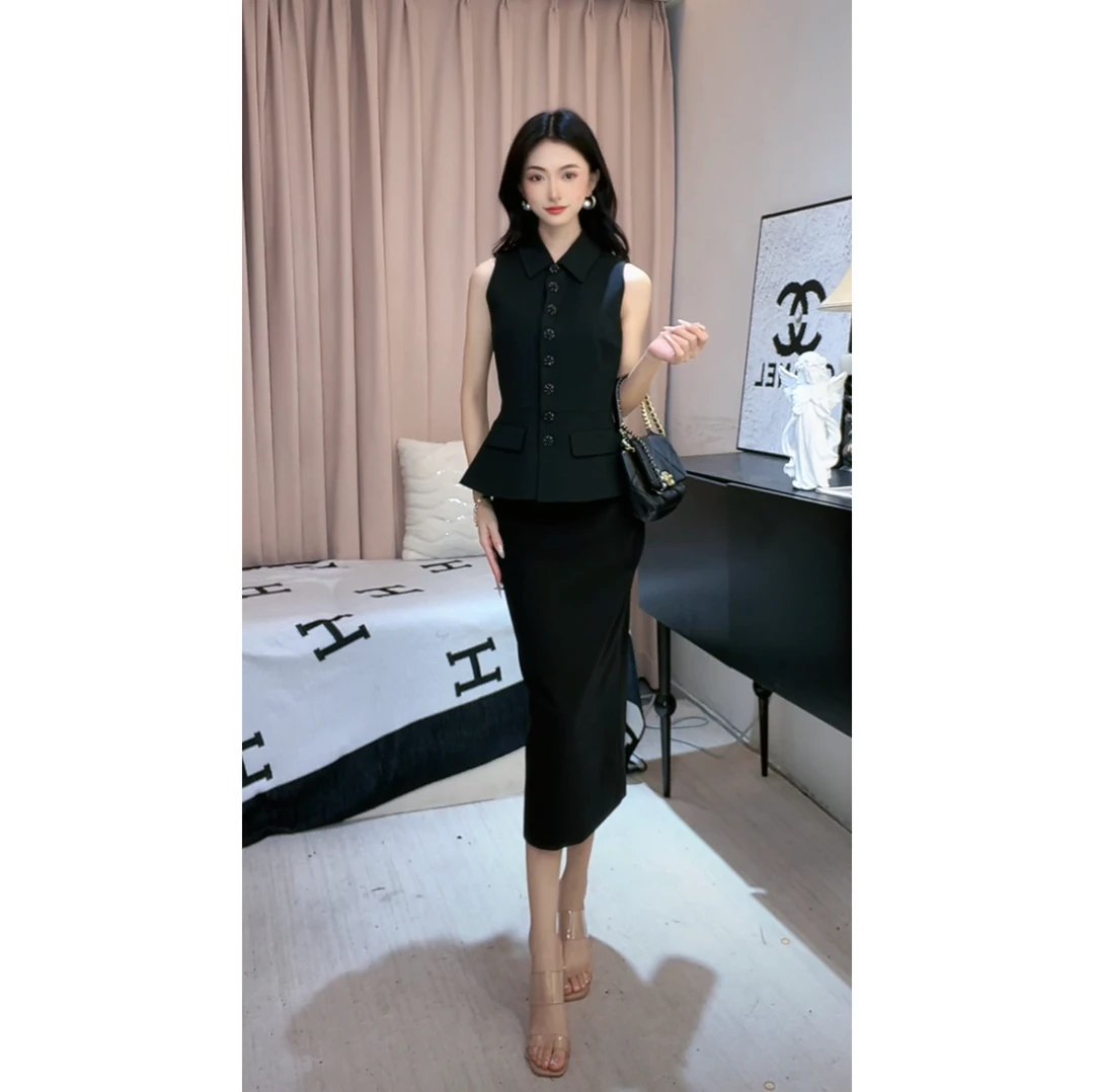 【静静JYAN】夏季高级感时尚套装显瘦气质小众设计套装