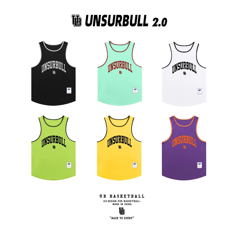 Unsurbull美式训练拱形个性标透气款式夏运动速干上衣