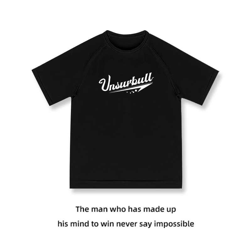 Unsurbull美式篮球短袖投篮服速干透气开衩宽松训练服跑步健身夏