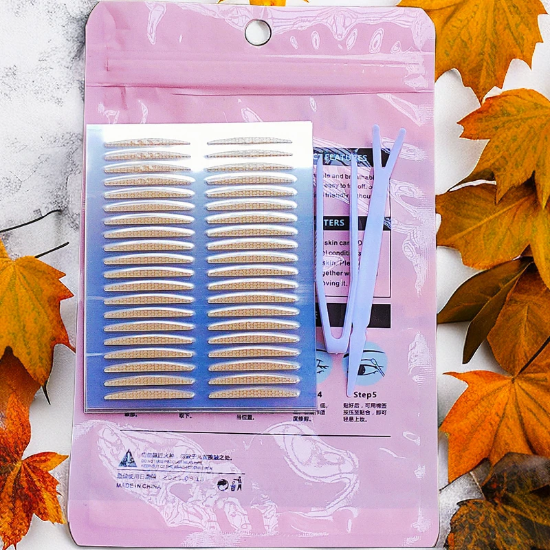 单面蕾丝双眼皮贴无痕防水隐形贴肤色粘性支撑力内双肿眼泡美目贴