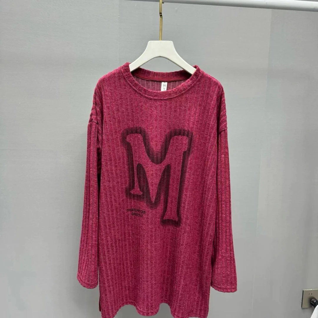 秋冬新款圆领遮肉打底衫体恤（M款）#2635