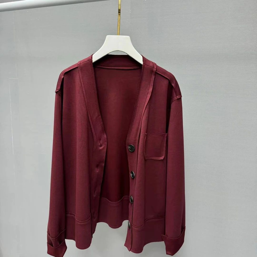 秋季新款纯色外套（胸口侧口袋）