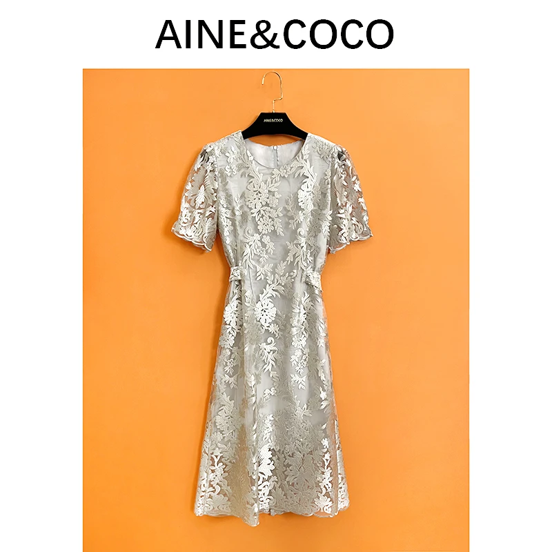 爆款气质名媛显瘦连衣裙女2024夏季新款高级感优雅时尚连衣裙