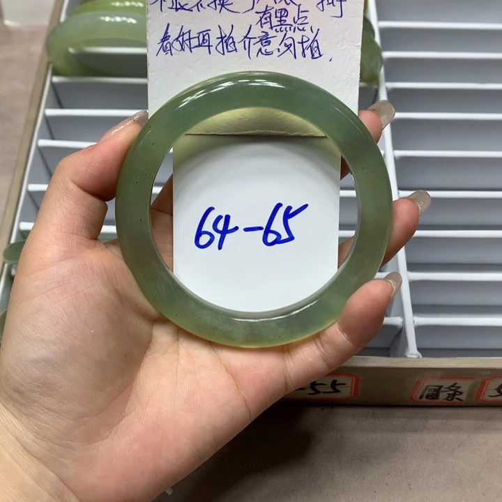 【闪购商品】蛇纹石玉手镯未镶嵌手镯319