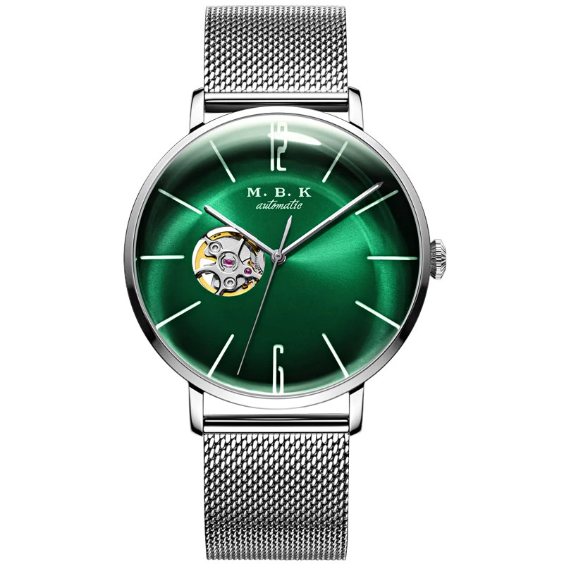M.B.K名表品牌高档手表男夜光全自动机械表防水超薄简约