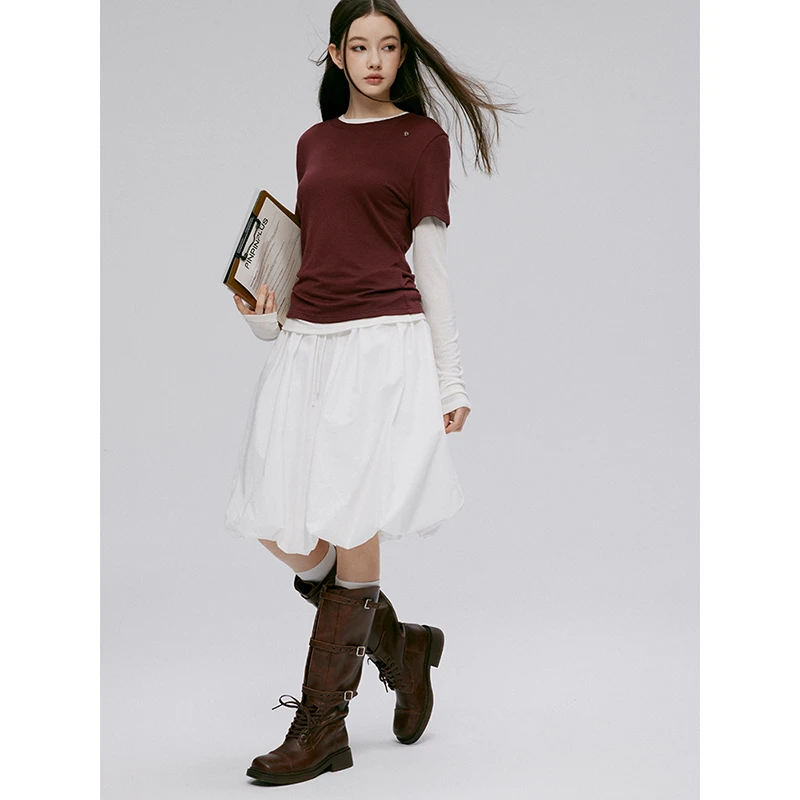 【樱木花菜专属】PINPINPLUS丨miu系甜美花苞气球裙半身