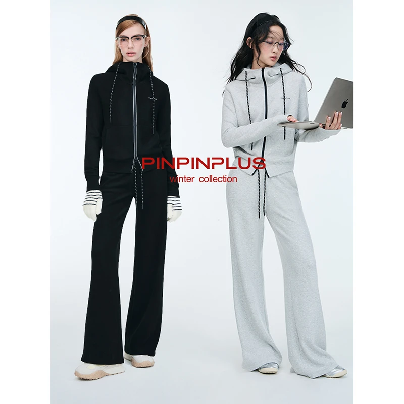 【七爷专属】PINPINPLUS丨蚕丝羊毛卫衣卫裤套装8D80921HP