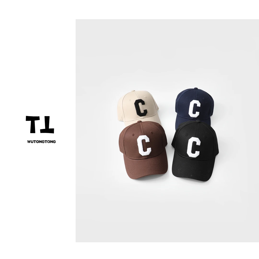 现货【吴童优选】秋季字母刺绣棒球帽百搭遮阳潮流鸭舌帽子女61207