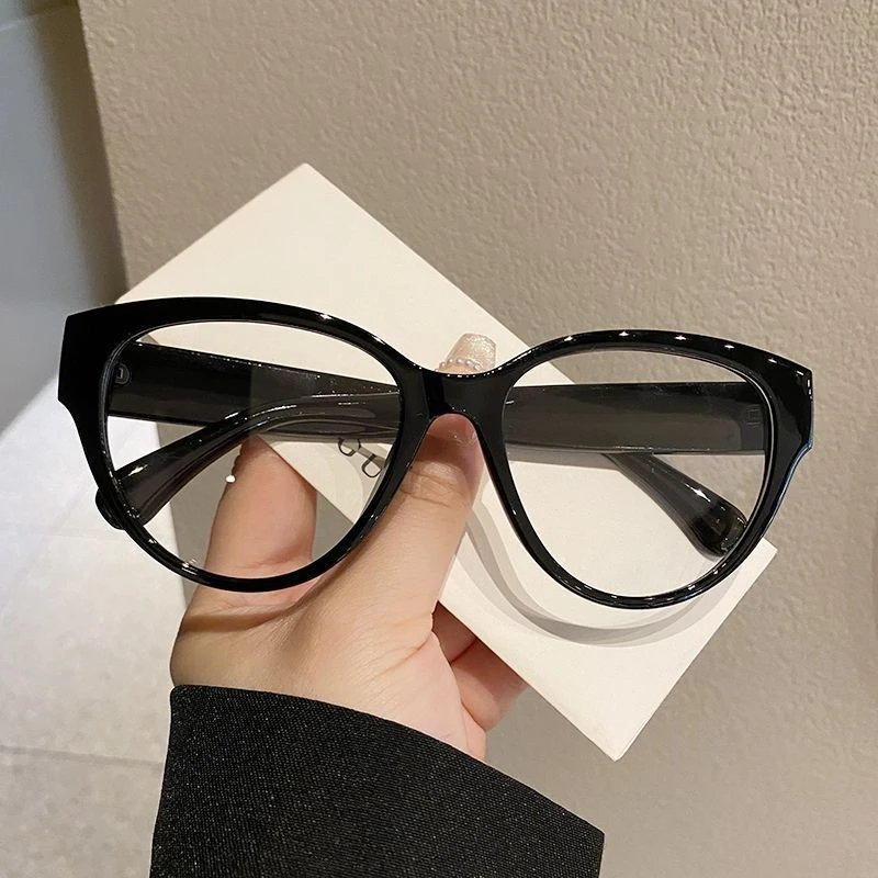 复古黑框猫眼爱心素颜神器眼镜框ins风显脸小圆脸显瘦近视眼镜女