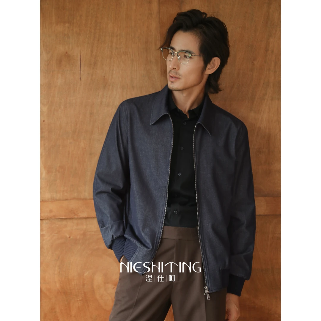 陈大叔-早春商务风通勤男士夹克外套时尚简约翻领户外日常