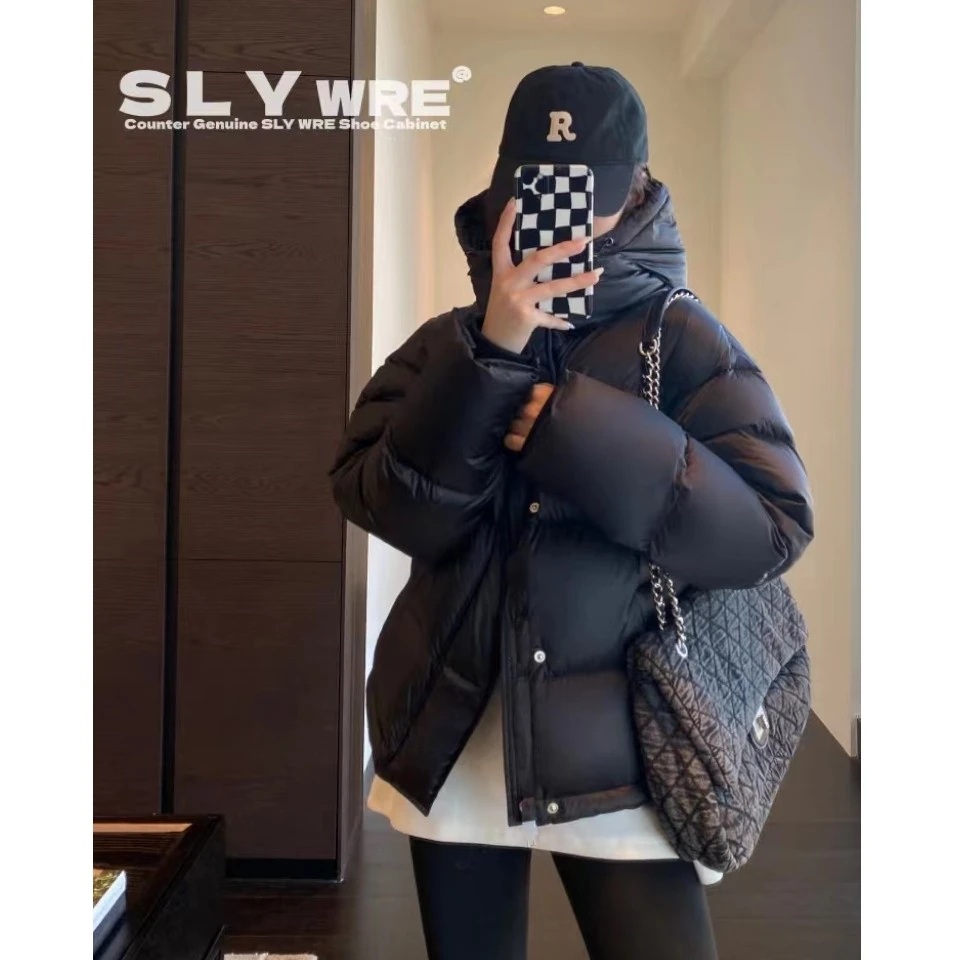 时尚肯豆带帽短款连帽设计款宽松小个子鸭绒加厚冬季外套