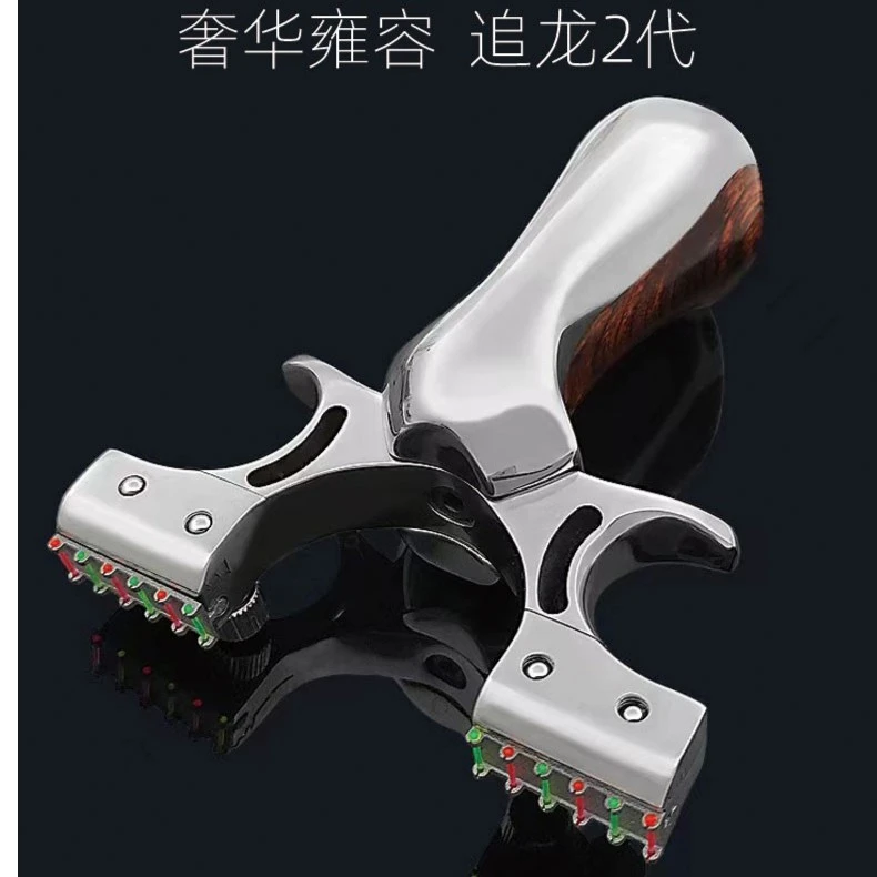 新款高精度追龙弹弓免绑不锈钢快压玩具天蝎弓会精准扁皮筋弹工架