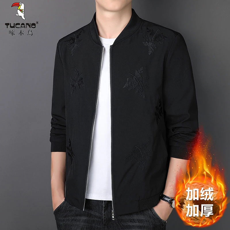 TUCANO/啄木鳥男士夹克外套秋冬季加绒加厚保暖舒适休闲男外套