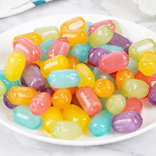 【东娃】巴彦思路水果夹心糖硬糖圣诞节糖果250g