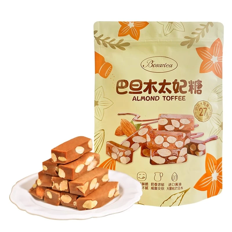 【东娃】国产巴旦木太妃糖零食糖果210g