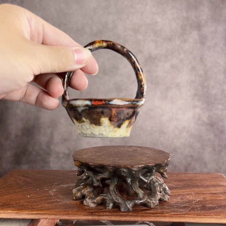 红陶20CM（含）-50CM（不含）山*文山小篮子