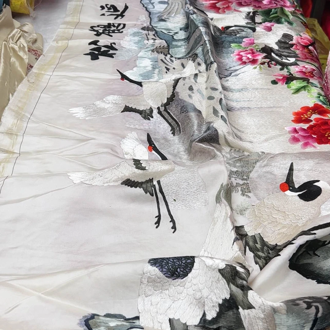 【闪购商品】真丝织绣