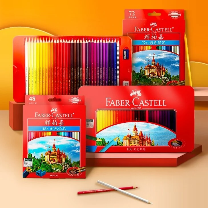 FABER-CASTELL/辉柏嘉城堡系列36/48/50/72色 /100/150色彩色铅笔