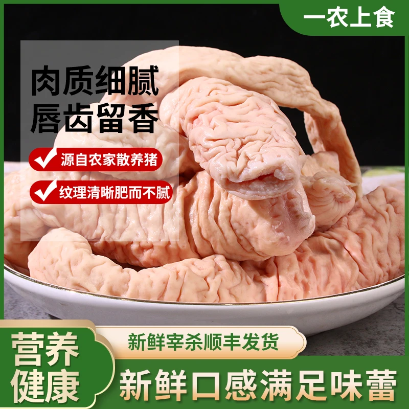 【半熟大肠头】土猪新鲜大肠头 预煮五成熟 大肠头 少油 无水