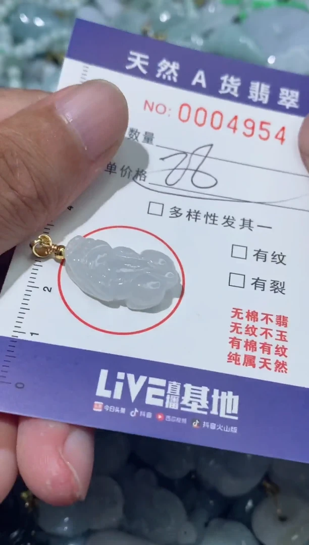 【闪购商品】翡翠颈饰未镶嵌00004954