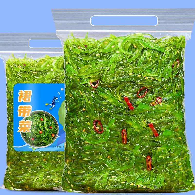 开袋即食大连裙带菜酸甜梗粗丝中华海草海带丝海藻沙拉凉拌日料寿