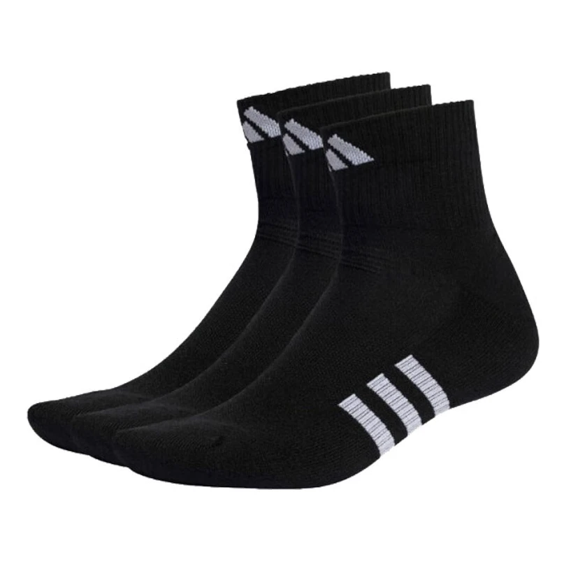 adidas/阿迪达斯【三双装】训练运动袜透气休闲时尚中筒袜子IC9519