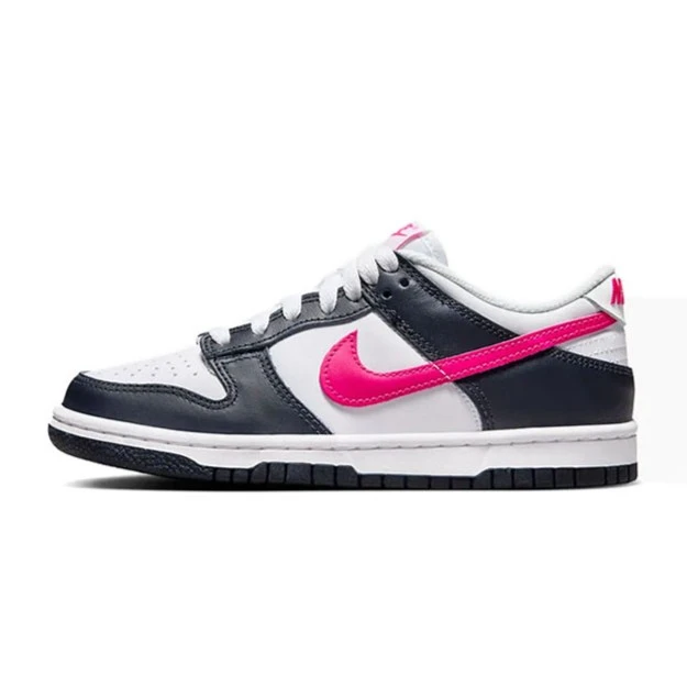 Nike/耐克DUNK (GS) 女子黑白粉勾熊猫复古低帮休闲板鞋FB9109401