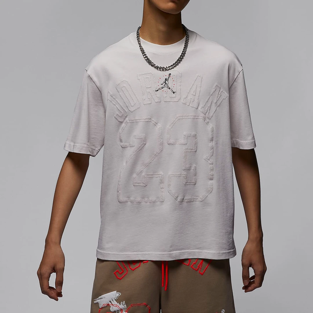 【义乌JD专享】JORDAN男子夏季运动训练印花圆领短袖T恤HJ6542030