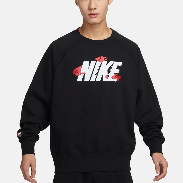 Nike/耐克男子新年CNY圆领卫衣运动休闲舒适加绒套头衫FZ6374010