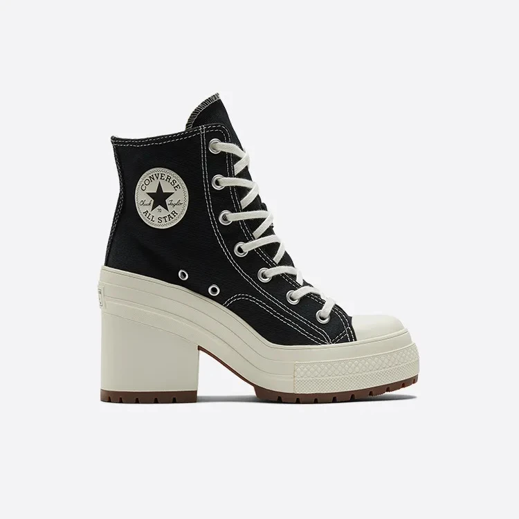 Converse/匡威【复古粗跟鞋】女子增高厚底高帮帆布鞋高跟鞋A05347C