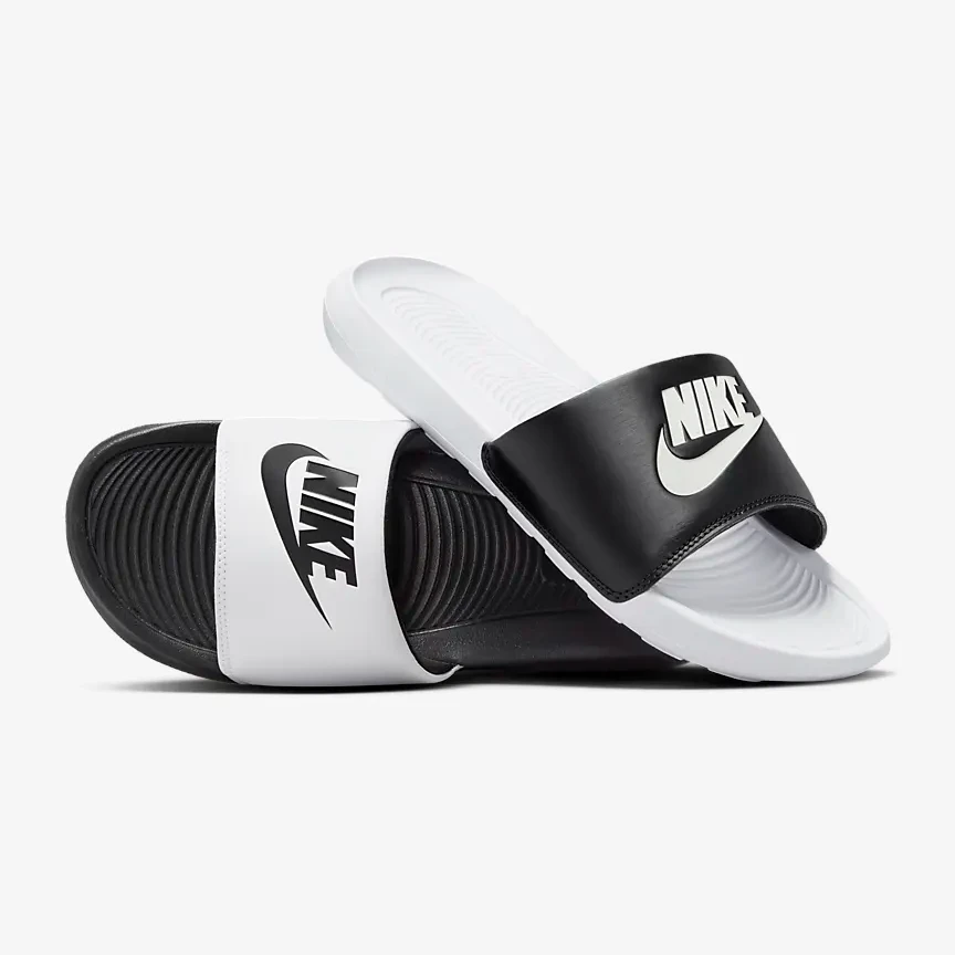 NIKE/耐克男子夏季户外休闲轻便潮流黑白鸳鸯运动拖鞋 DD0234100