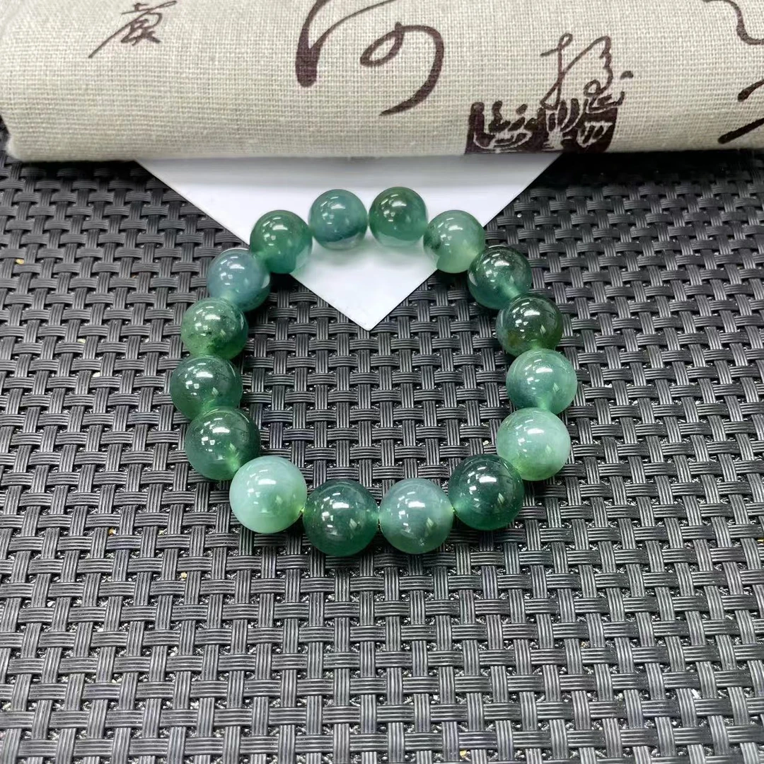 【大喜儿】绿花色12m手链-12WQ216