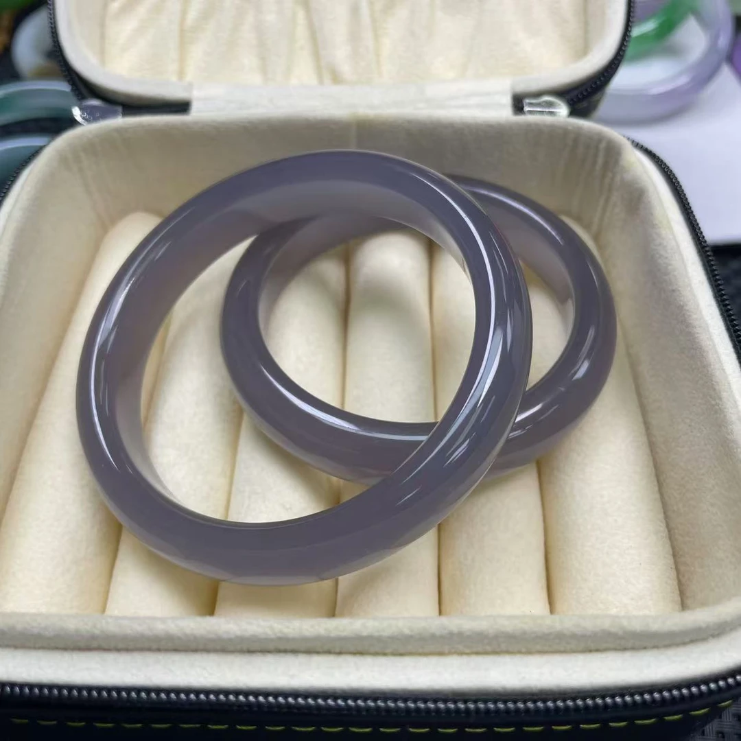 【大喜儿】烟紫中宽时尚手镯/发一个