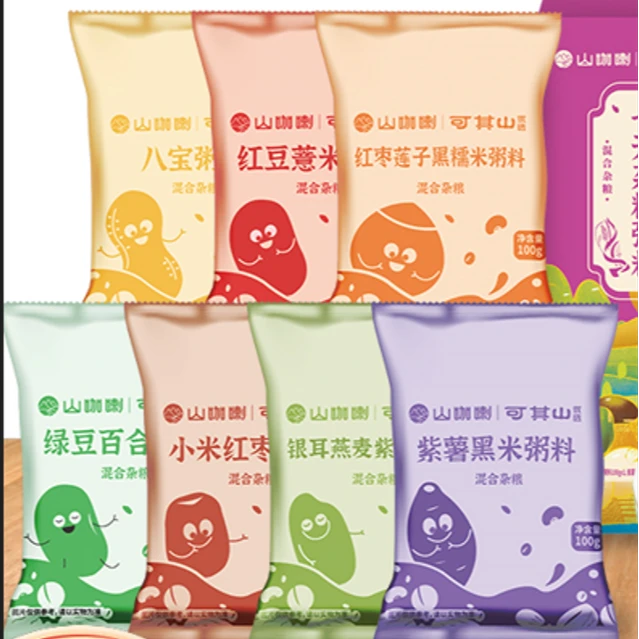 抢7包 五谷杂粮粗粮粥营养稀饭早餐家庭小袋粥膳食健康100g/包