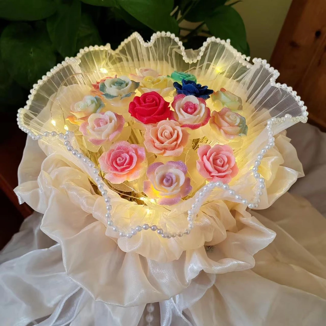 直播拆-高品质夜光树脂大花花DIY