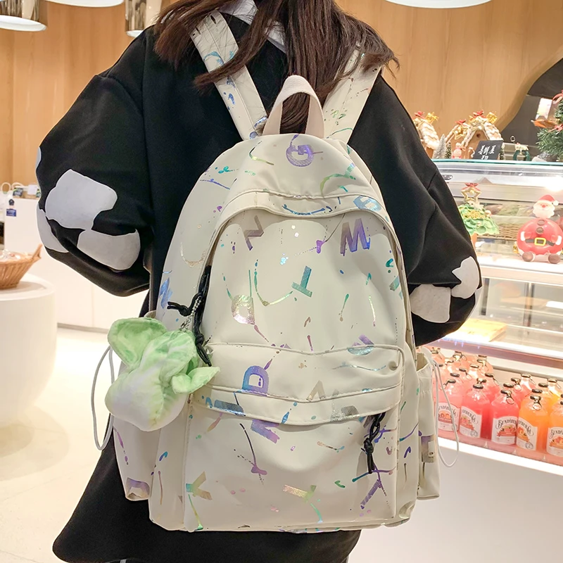书包儿童小学生2025新款女孩高颜值女生高中学生初中生双肩包6029