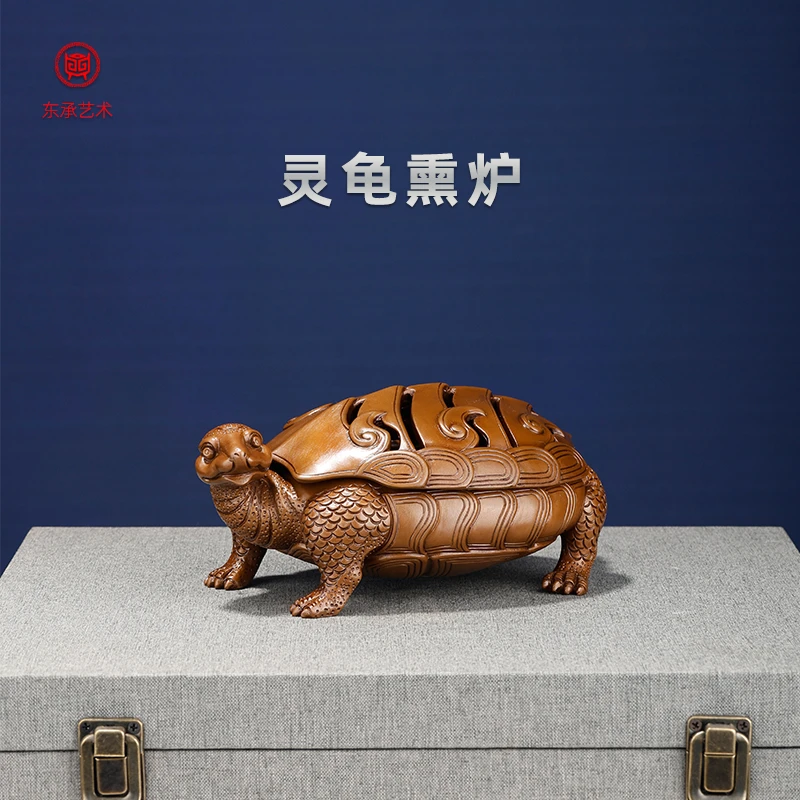 紫铜材质 灵龟薰炉 摆件 富甲一方 健康长寿 失蜡法 手工 送礼