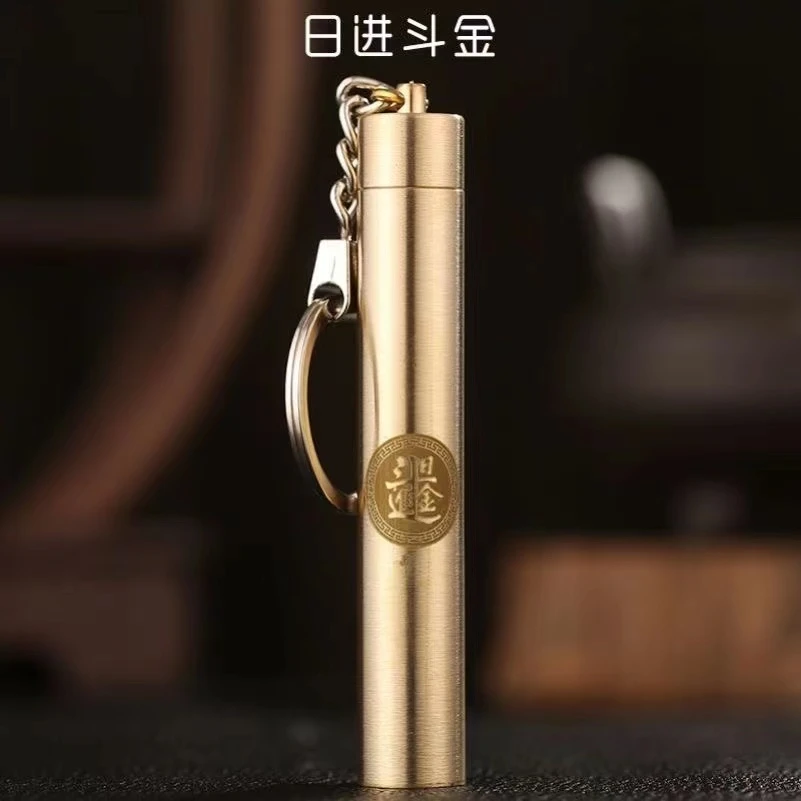 轶香轶缘【铜火折子】吹气火折子USB充电复古打男士专用卧室香薰