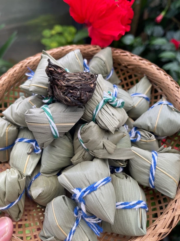 星火推荐，云南腾冲15年陈【土司贡茶】古树粽叶熟茶茶250g