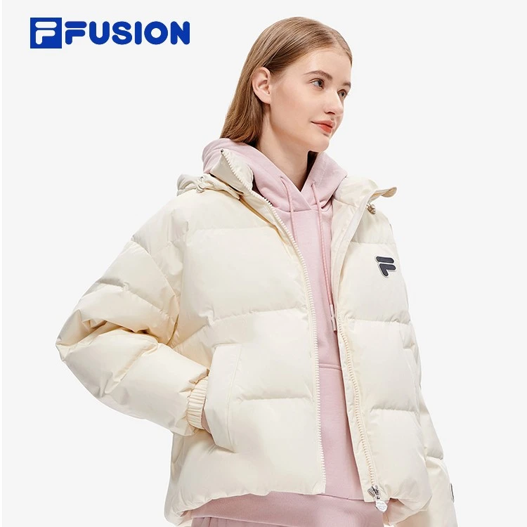 FILA FUSION羽绒服冬季防风保暖女子时尚休闲运动外套T11W346902F