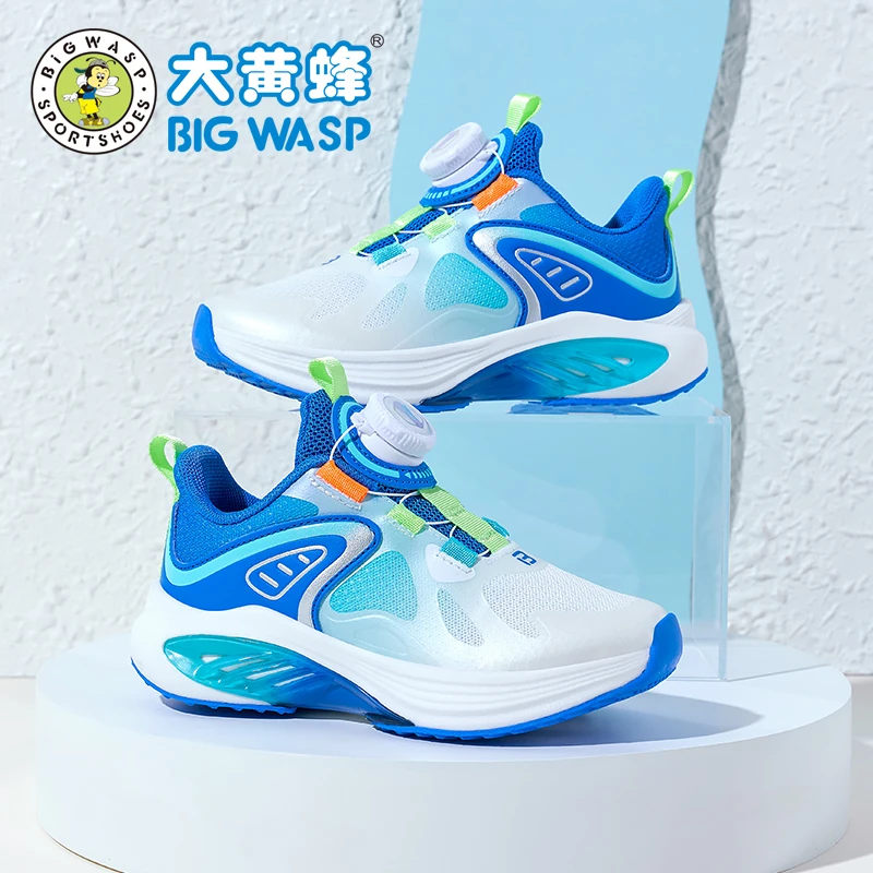 大黄蜂童鞋运动鞋秋季透气双网面户外男童跑步鞋儿童中大童潮男孩