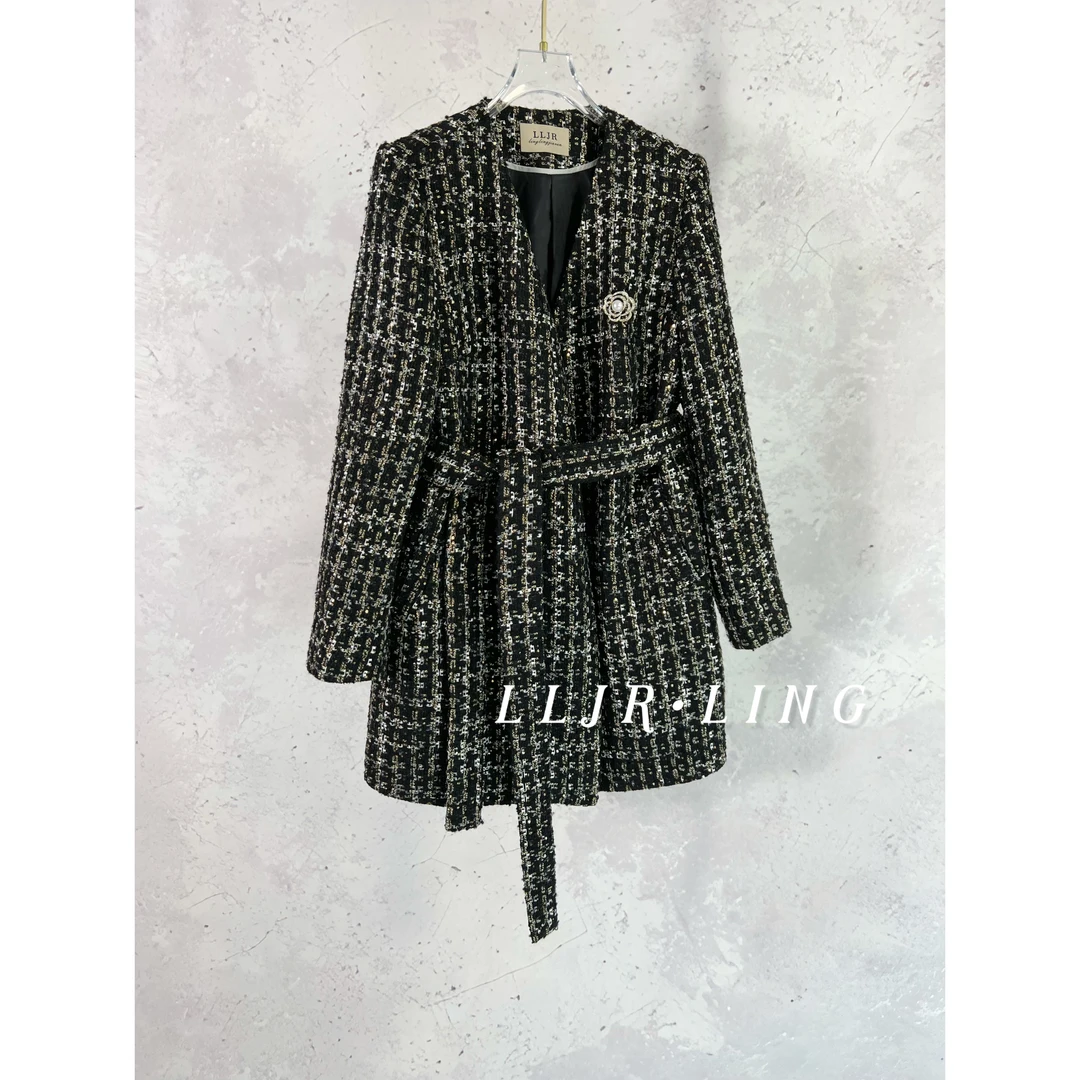 【九羽】2024秋冬新款时尚宽松中长款外套L135