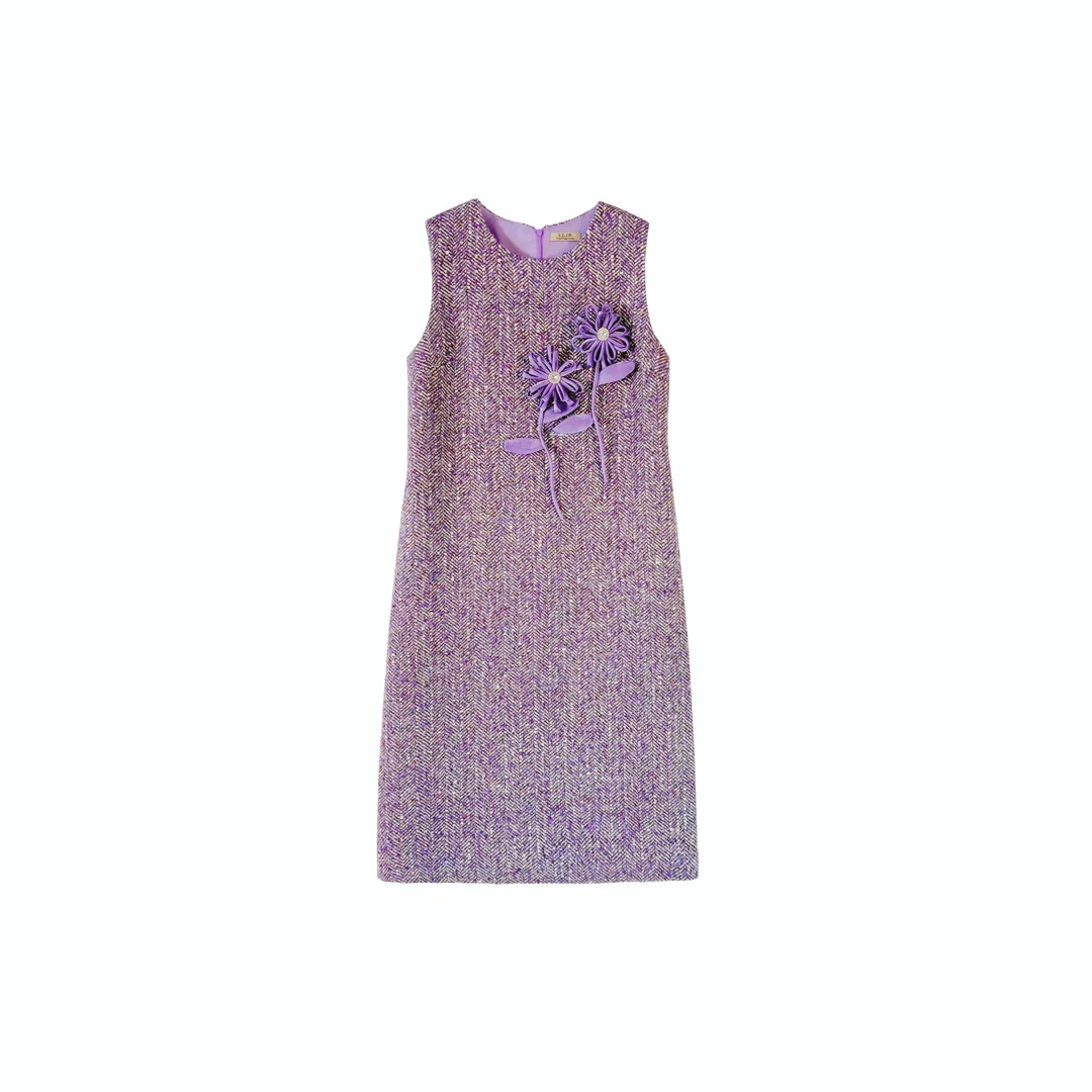 【将军工厂店】2024秋冬新款时尚百搭气质连衣裙L192J