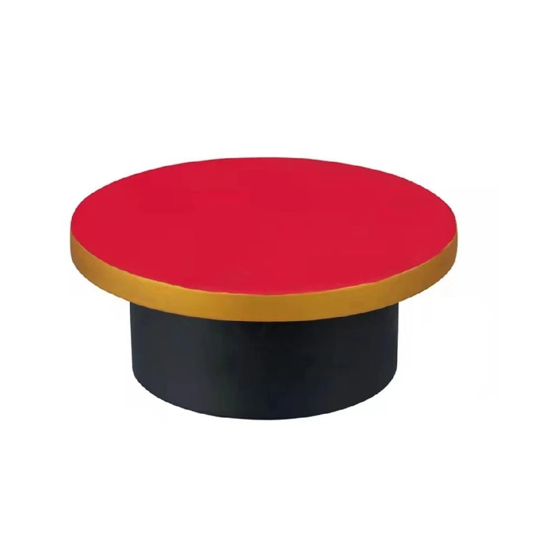 【中华餐厅】大圆桌 日式猫树脂摆件红色圆桌微缩可爱中华餐桌