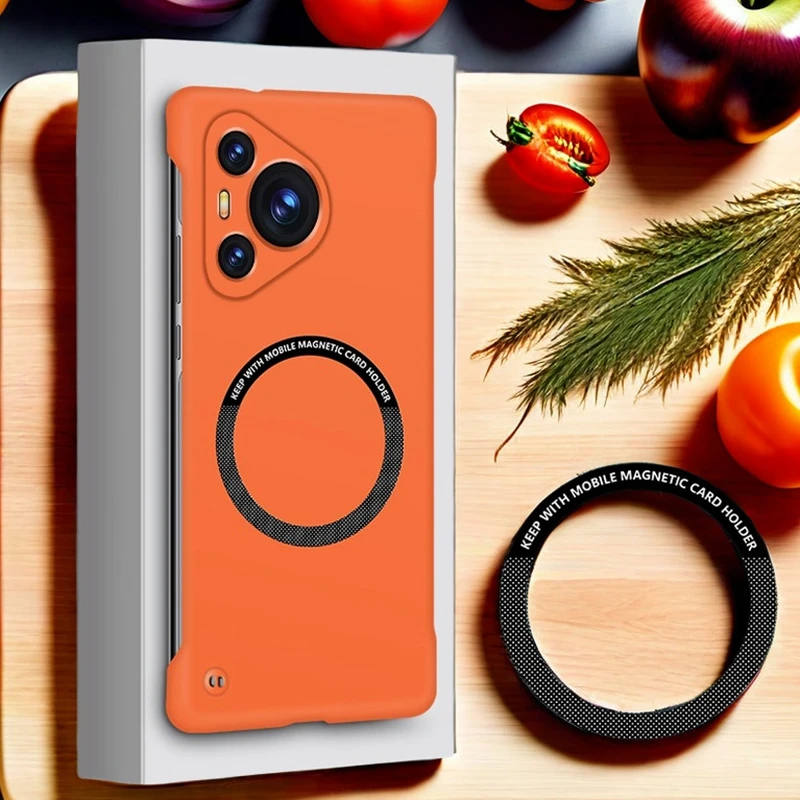 华为Pura70Pro手机壳pura70磁吸p70无边框超薄个性创意套HBN-AL00