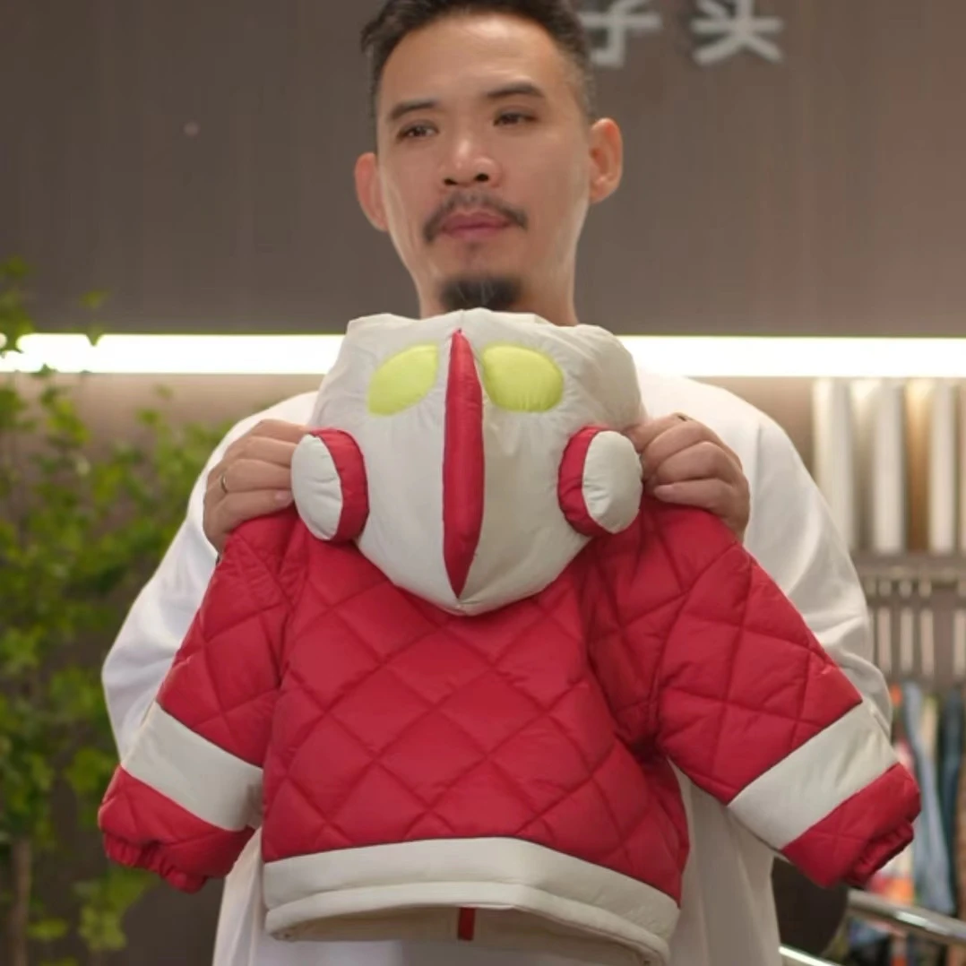 HZT冬季男宝韩版卡通拼色加厚奥凸曼棉服SQ1511