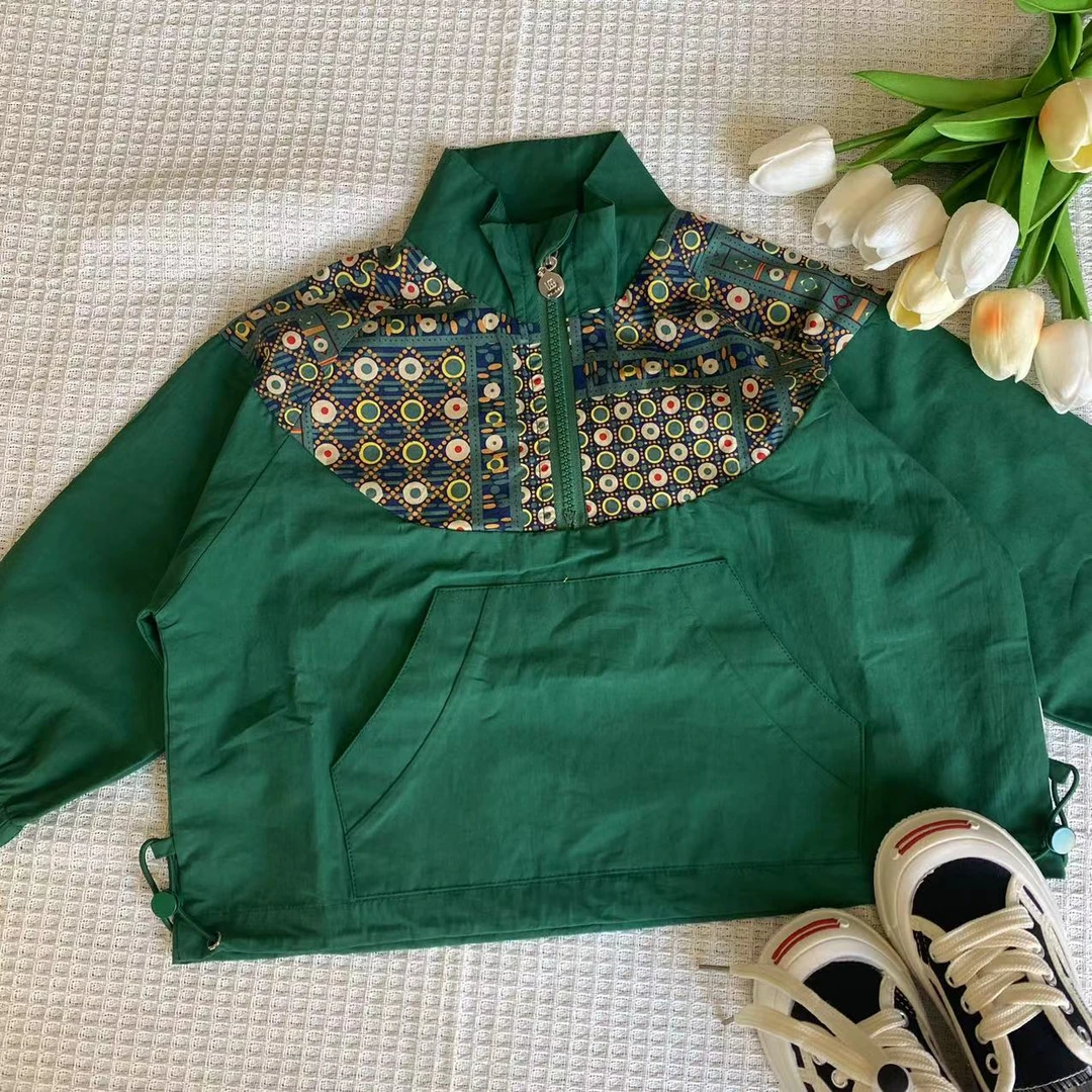 HZT春季休闲拼色套头外套CQ027