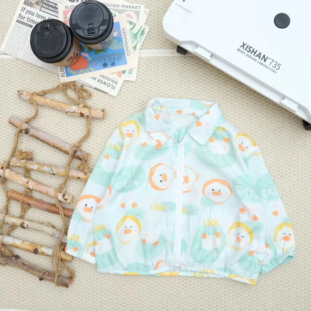 HZT夏季男宝韩版卡通图案空调衫H-1202